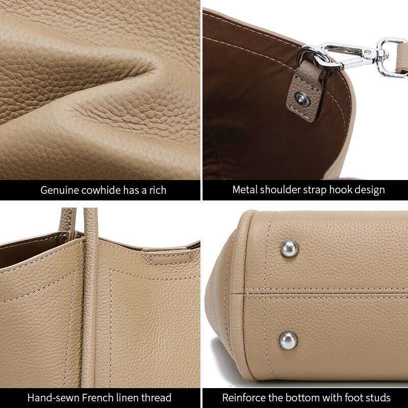 Female Natural Cowhide Casual Crossbody Bag Women's Cow Leather Durable Shoulder Bags Ladies Fashion Trend Handbags For Lady New Suotong2509