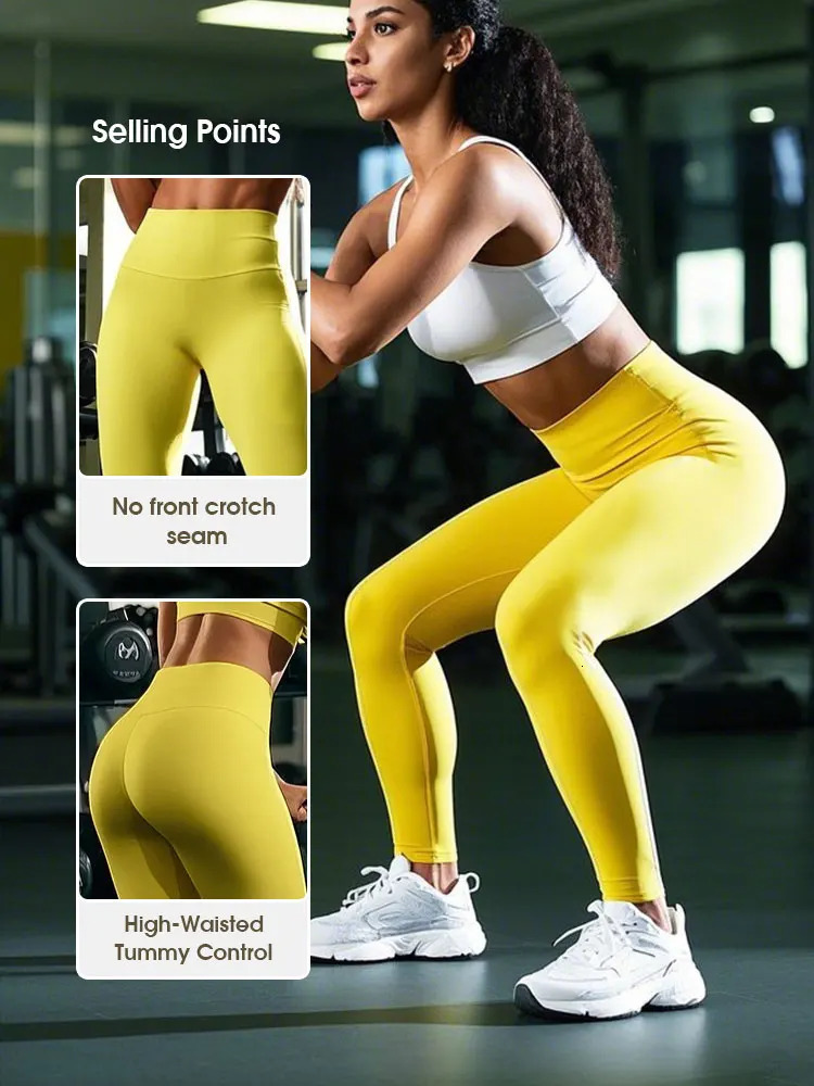 Summer HighWaisted Yoga Pants 4Way Stretch QuickDry Workout Leggings for Running Cycling Gym Fitness 250922