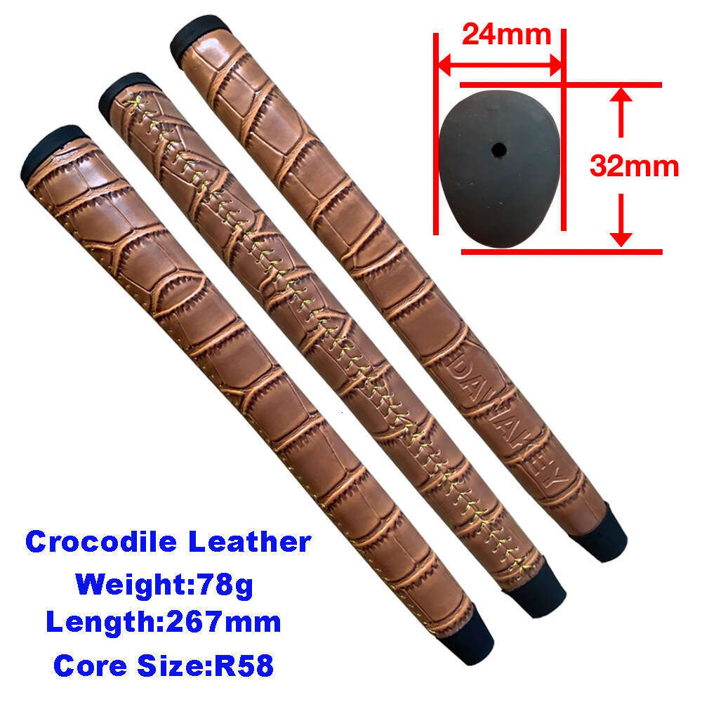 Can be used as customer crocodile pattern club golf putter grip
