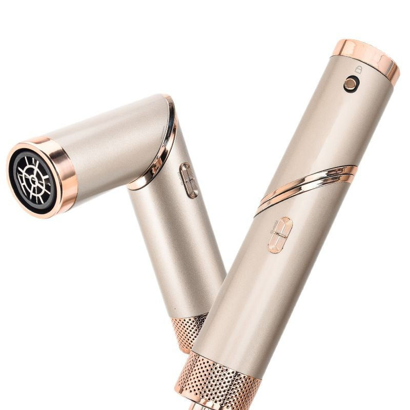 Multi functional folding hair dryer, hot air comb, multi head five in one curling iron, hair care hair dryer, household use