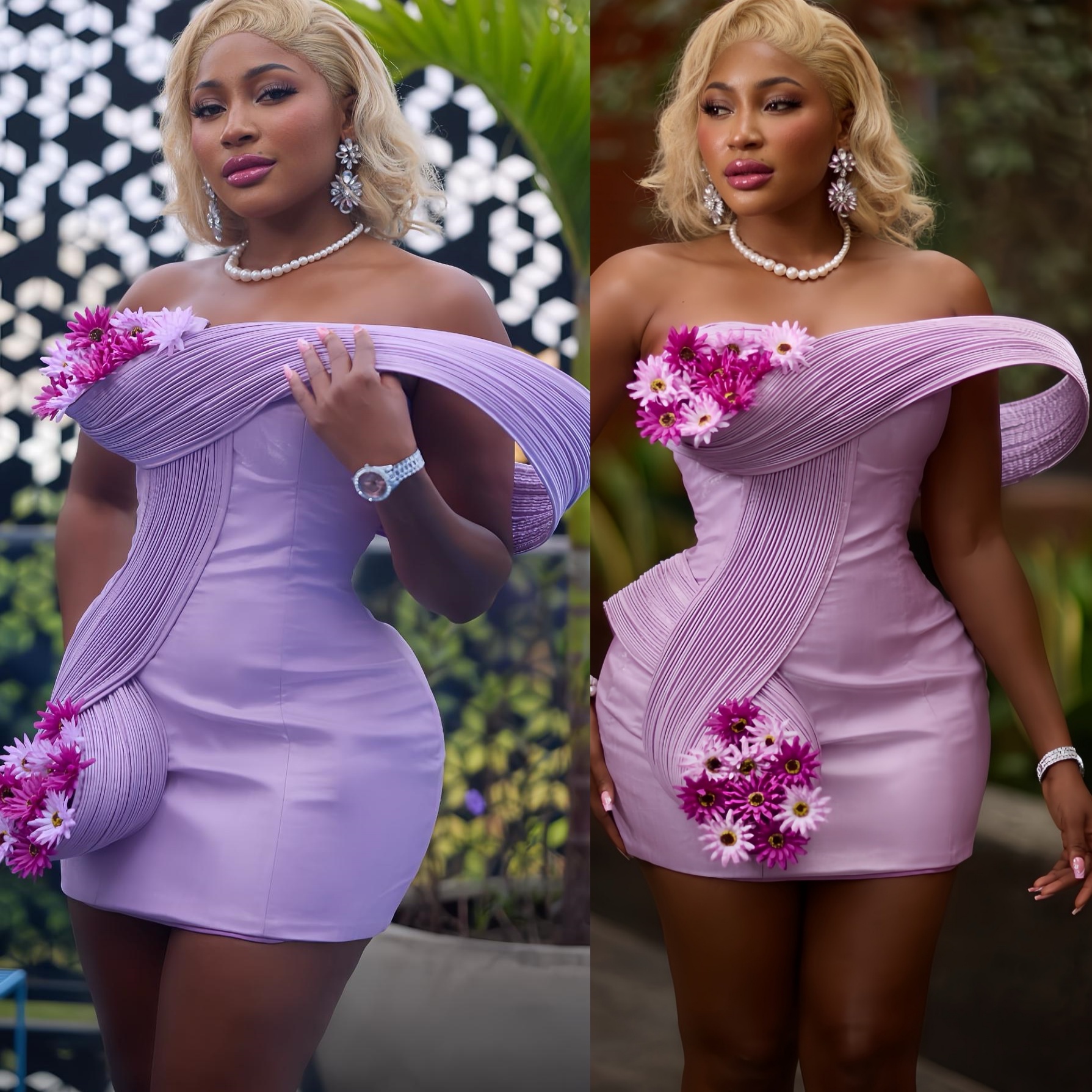 Chic Lilac Sheath Cocktail Dress Flowers Satin Sweetheart Elegant Short Mini Graduation Homecoming Dresses For Special Occasions Sweetheart Gowns