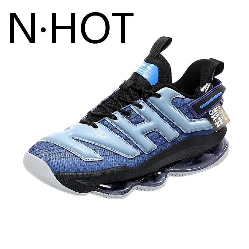 NHOT New Designer Outdoor Sports Shoes Luxurious Air Cushion Fashionable Running Shoes Trendy Anti Slip And Wear-resistant Leather Casual Shoes