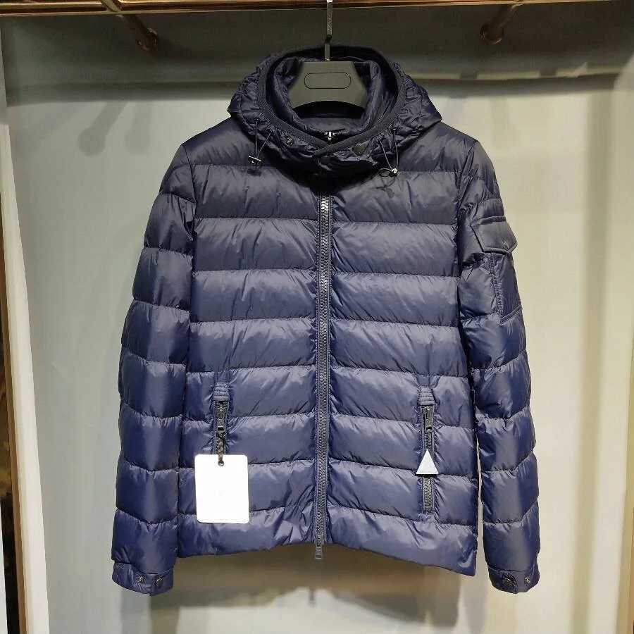 Mens style Winter warm coat Classic casual down jacket famous designer highquality Waterproof light warm down hooded jacket W250926