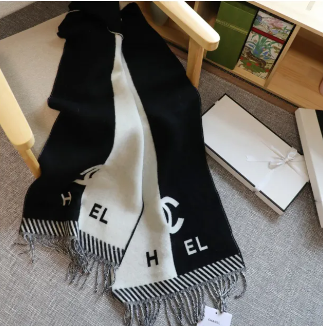 Scarf designer scarf for women Shawl Knitting Warm Fashion Trend Two Sides Pure Color Temperament Travel Gift long pashmina tassel a9853