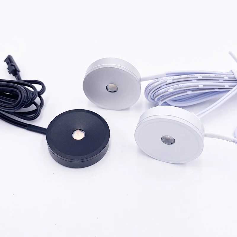 Ultra Slim 8mm USB Spotlight Downlight Round 5V 05W 12V 1W Jewellery Cabinet Wine Cabinet Display Cabinet Mini LED Warm White C250925