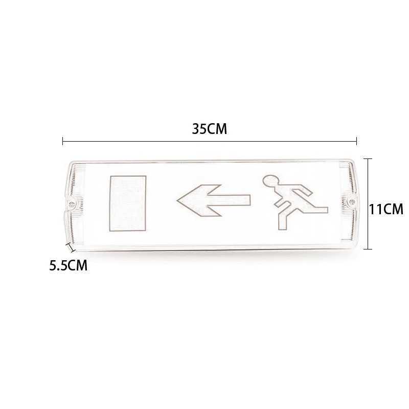 Fire Emergency Light Indicator Led Lighting Evacuation Indicator Light Safety Exit Waterproof 3 Proof Emergency Lamp Ac85265v C250925