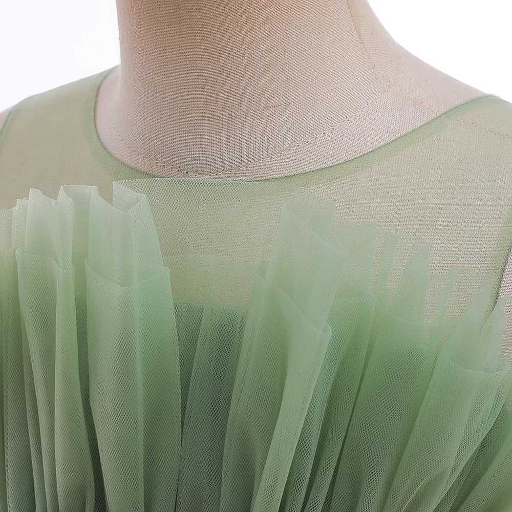 Fluffy Lace Bow Kids Party Dresses For Girls Children Costume Toddler Bridemads Princess Dress Girl Host Wedding Gown 310 Years Z250926