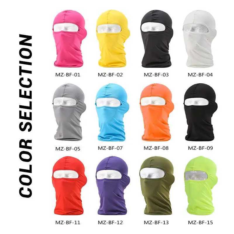 Black Motorcycle Face Mask Moto Balaclava Winter Mask Face Shield Cycling Motorcycle Mask For All Seasons Z250926