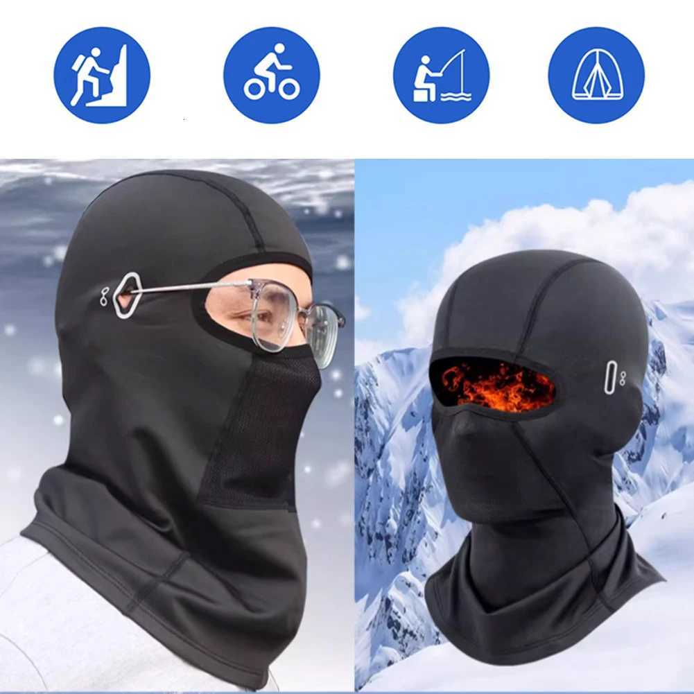 Balaclava Ski Mask Windproof Bicycle Motorcycle Balaclava Fleece Winter Face Mask Cover Breathable for Extreme Cold Weather Z250926