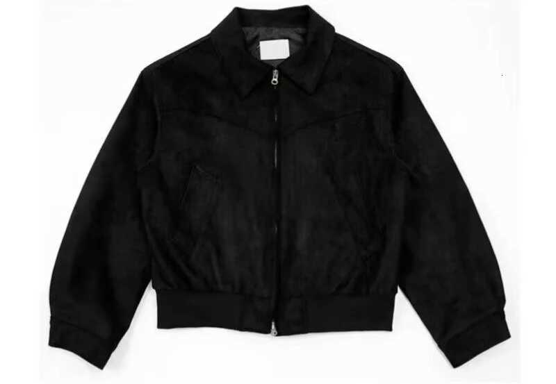 Korean Version New Jacket Suede Mens Coat Autumn Lapel Leather Jacket Mens Flight Suit Motorcycle Jacket Mens Autumn Jacket W250926