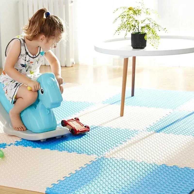 816pcs Baby Puzzle Floor Kids Carpet Bebe Mattress EVA Foam Baby Blanket Educational Toys Play Mat for Children 30x1cm C250926