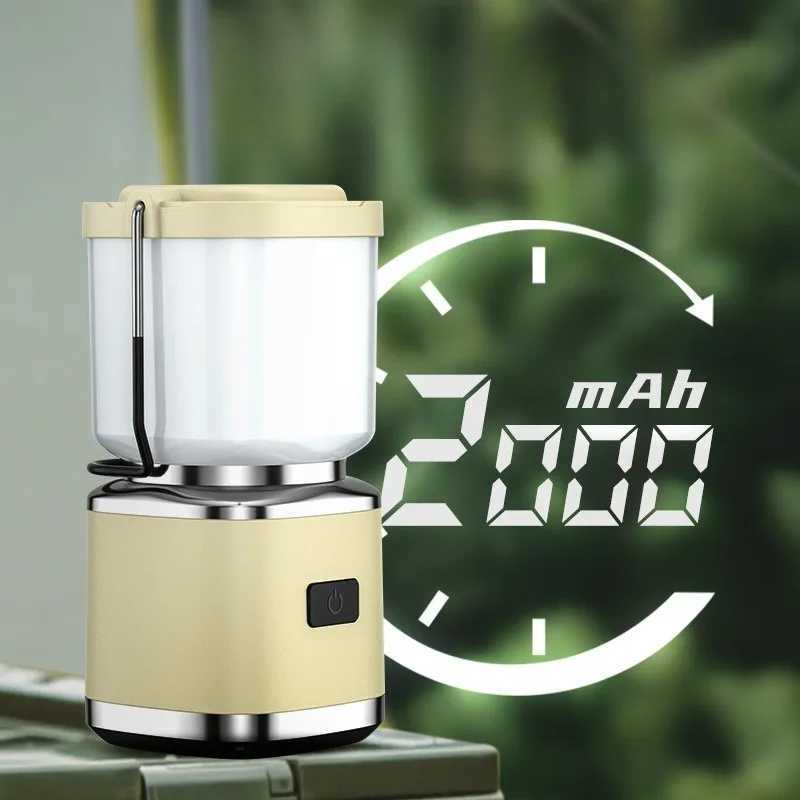 Mini camping lantern portable outdoor dimmable charging longlasting handheld mood light for camping C250925