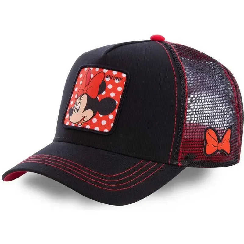 Disney High Quality Brand Anime Cartoon Snapback Cotton Baseball Cap Men Women Hip Hop Dad Mesh Hat Trucker Hat Dropshipping H250926