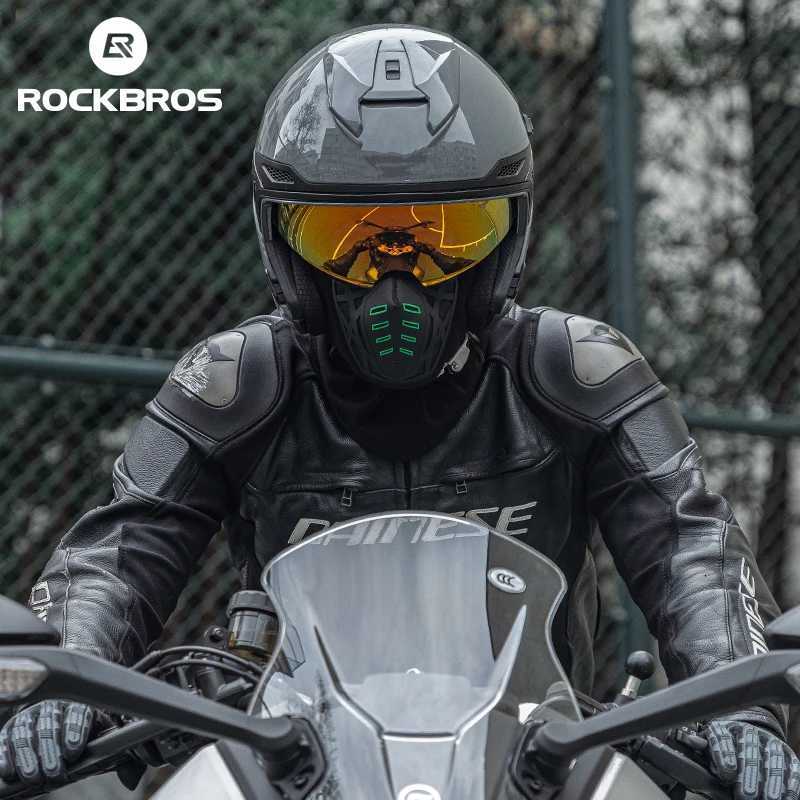 ROCKBROS Winter Bike Mask Full Face Windproof Keep Warm Cycling Mask Balaclava Outdoor Sports Motorcycle Ski Bicycle s Scarf Z250926