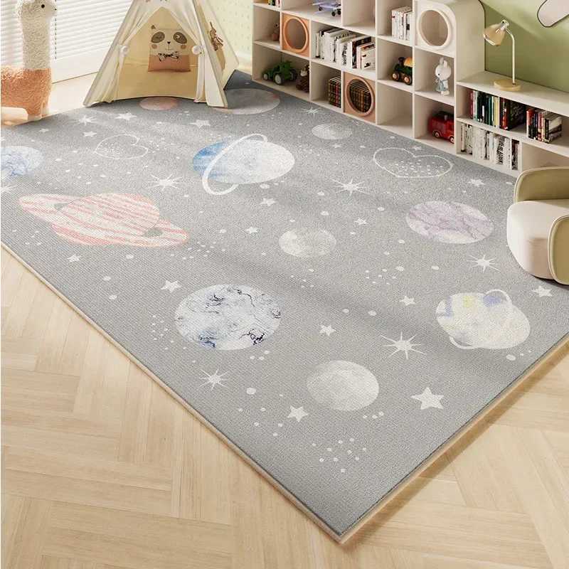 Childrens Play Carpet Room Living Room Bedroom Pass World Underwater World Space Carpet Washable Carpet Home Decoration C250926