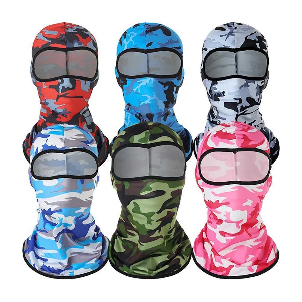 Cool Balaclava Ice Silk Cycling Full Face Sun AntiUV Protection Sports Face Cover Headwear Bike Motorcycle Mens Hat Z250926