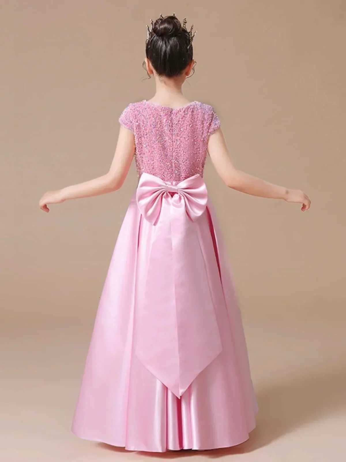 Christmas Dress Flower Girl Dresses Wedding Kid Formal Party Junior Concert Banquet Princess Gown Party Dress For Kids Birthday Z250926