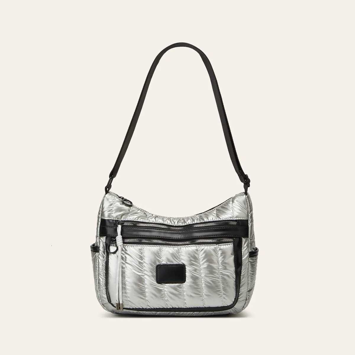 Trend Shoulder Bags for Woman 2025 Fashion Hand Bag Ladies Autumn Winter Handbag Women Messenger Bag Silver Handbags Champagne Z250926