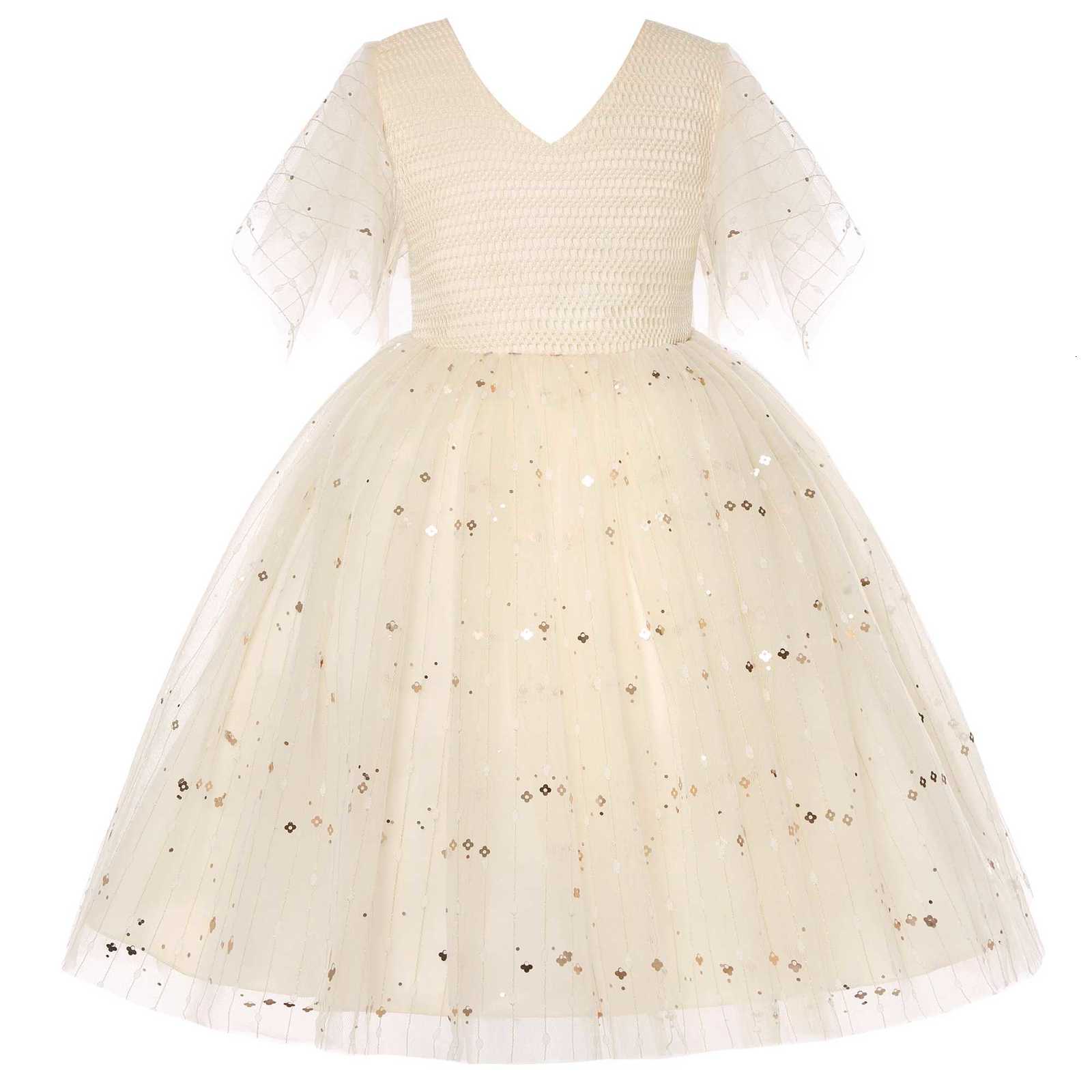 New Princess dress Large childrens long dress Girl piano performance dress Festival party dress Z250926