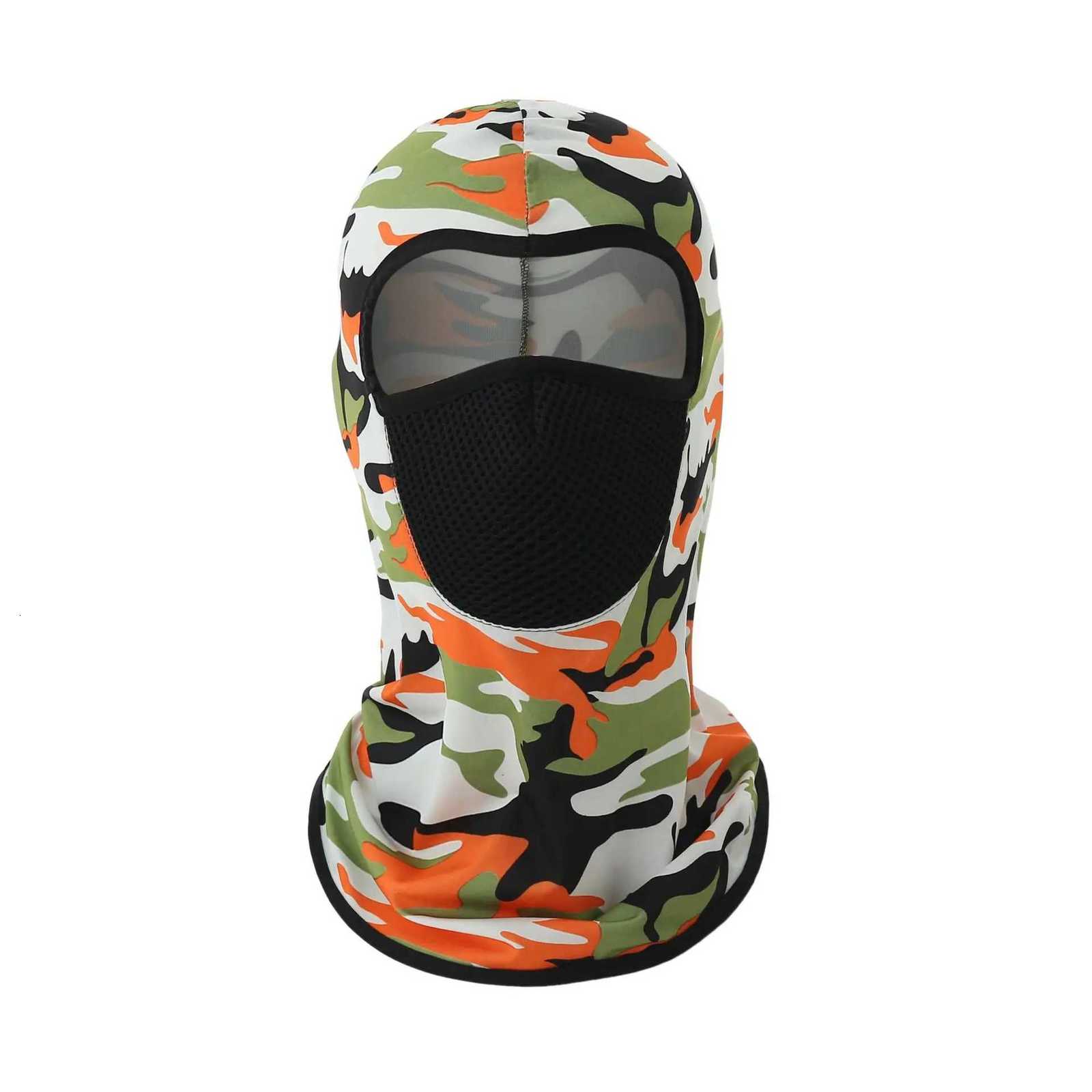 Breathable Mesh Camouflage Balaclava Full Face Mask Ski Cycling Hunting Head Cover Scarf Blaclava Z250926