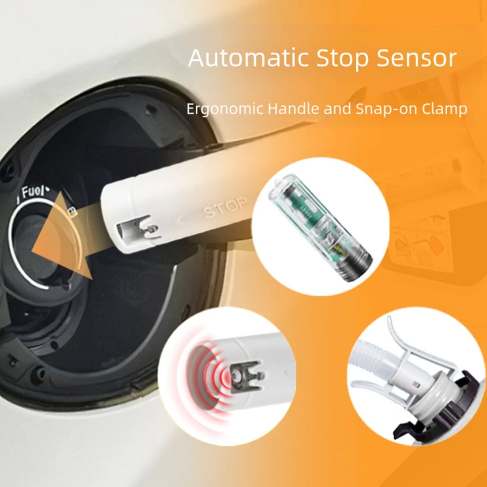 Electric Fuel Transfer Pump With Auto-stop Sensor Leak Protection For Oil Fuel 39Inch-51Inch Hose Diesel Oil Pump 4 Adapters For Oil, Battery Or USB P