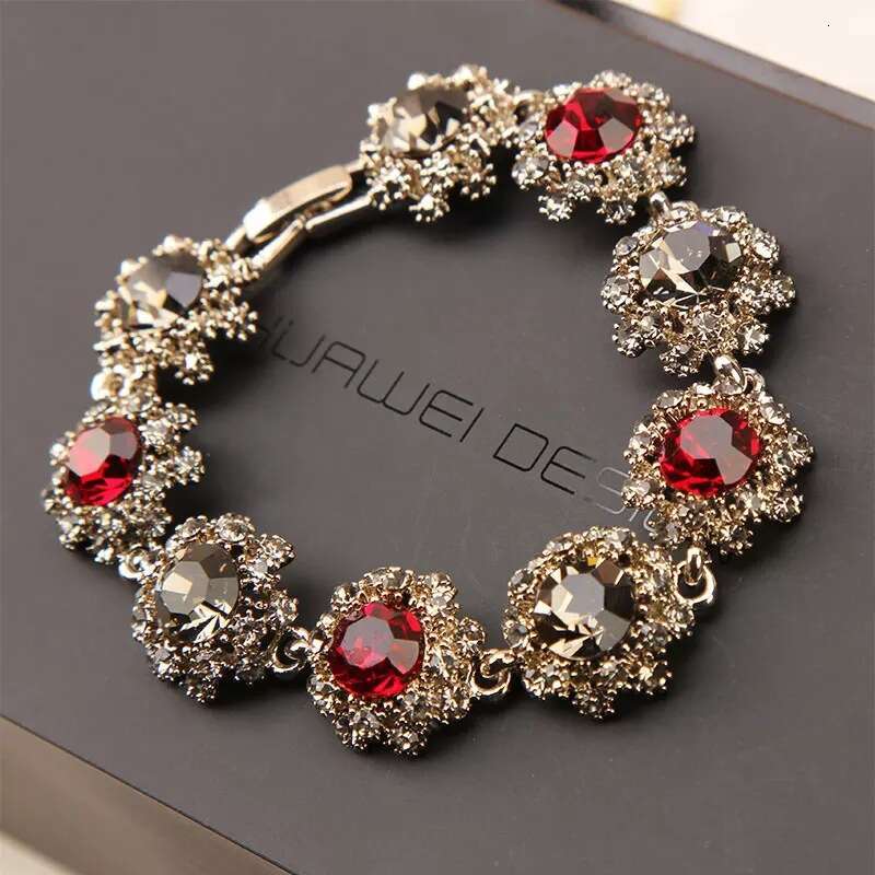 Super Shiny Rhinestone for Women Korean Fashion Crystal Elegant Bangle Bracelet