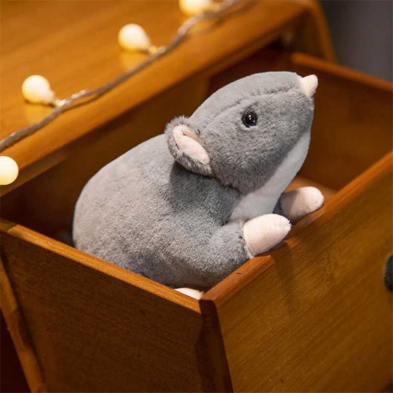 3250cm New Mini Soft Plush Simulation Plushie Doll Stuffed Rat Plush Animal Toy Mascot Peluche Pet Doll C250925