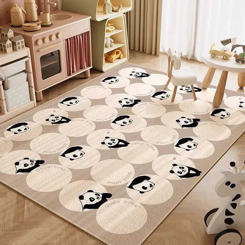 VIKAMA Childrens Room Baby Play Rug Living Room Crawling Mat Bedroom Reading Area Cartoon Rug Home Decoration C250926
