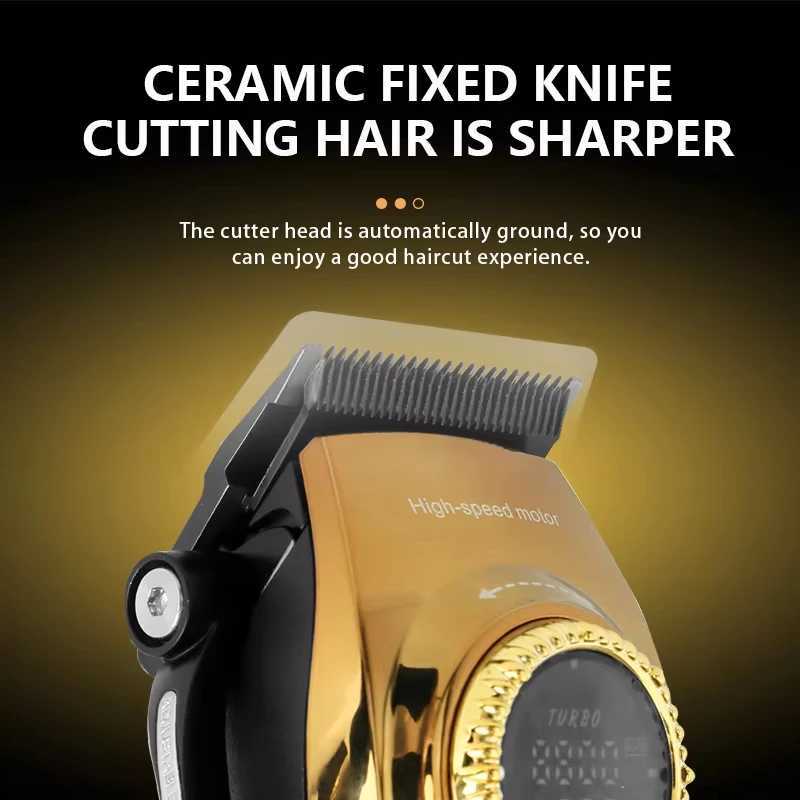 Kemei KM1691 9000rpm Hightspeed Hair Clipper USB Charging Hair Cutting Machine Rechargeable Professional Electric Trimmer R250926