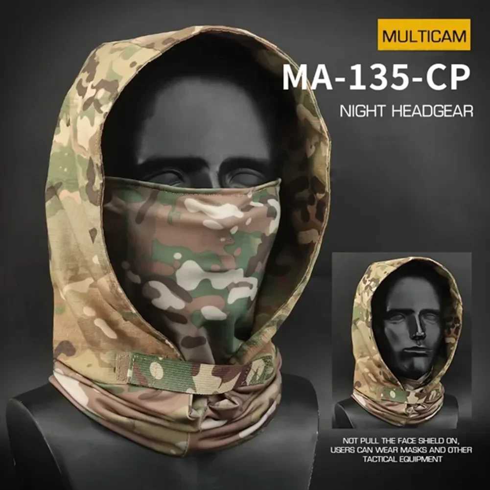 Hunting Mask Headgear Tactical Combat Balaclava Head Hood Breathable Tactical Mask Airsoft Hunting CS Game Halloween Cosplay Z250926
