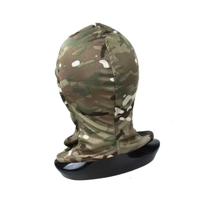 CS Tactical Camo Head Cover Mesh Balaclava Full FaceMask Sunscreen Dustproof Fullwrapped Headscarf Z250926