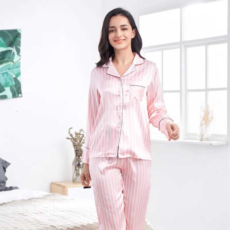 2 Piece Personalized Name Women Sleepwear Faux Silk Satin Pajamas Set Long Sleeve Sleepwear Pajamas Suit Female Homewear Z250925