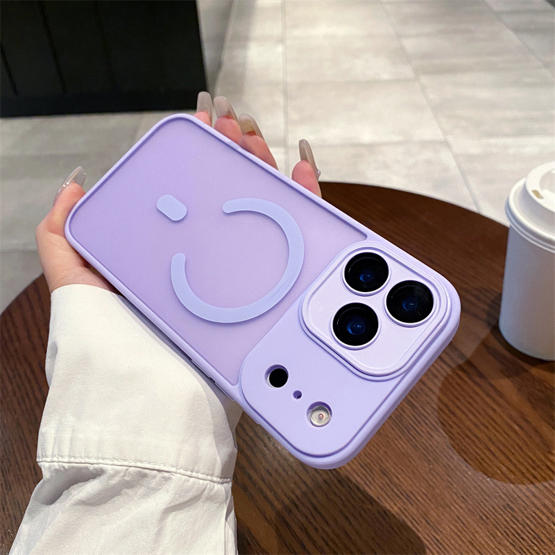 Smoky Magsafe Case Hard PC Ultra slim Phone case for iPhone 17 PRO MAX Air Anti-drop wirless charging for samsung s25 s24