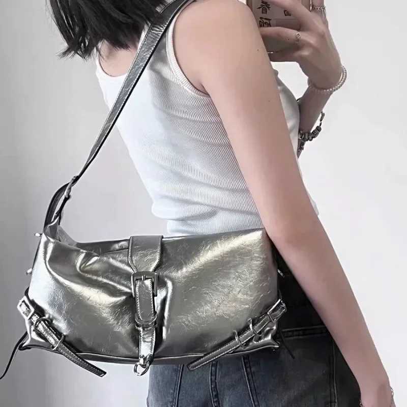 Vintage Korean All Match Streetwear Handbags Fashion Grunge Casual Shoulder Bags Y2k Aesthetic Ins Simple Crossbody Bags Trendy Z250926