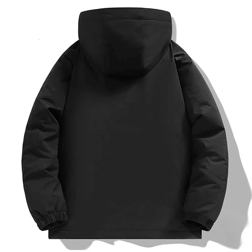 S6XL largesized outdoor rainproof cottonpadded jacket for men in winter thickened and warm graphene cottonpadded jacket W250926