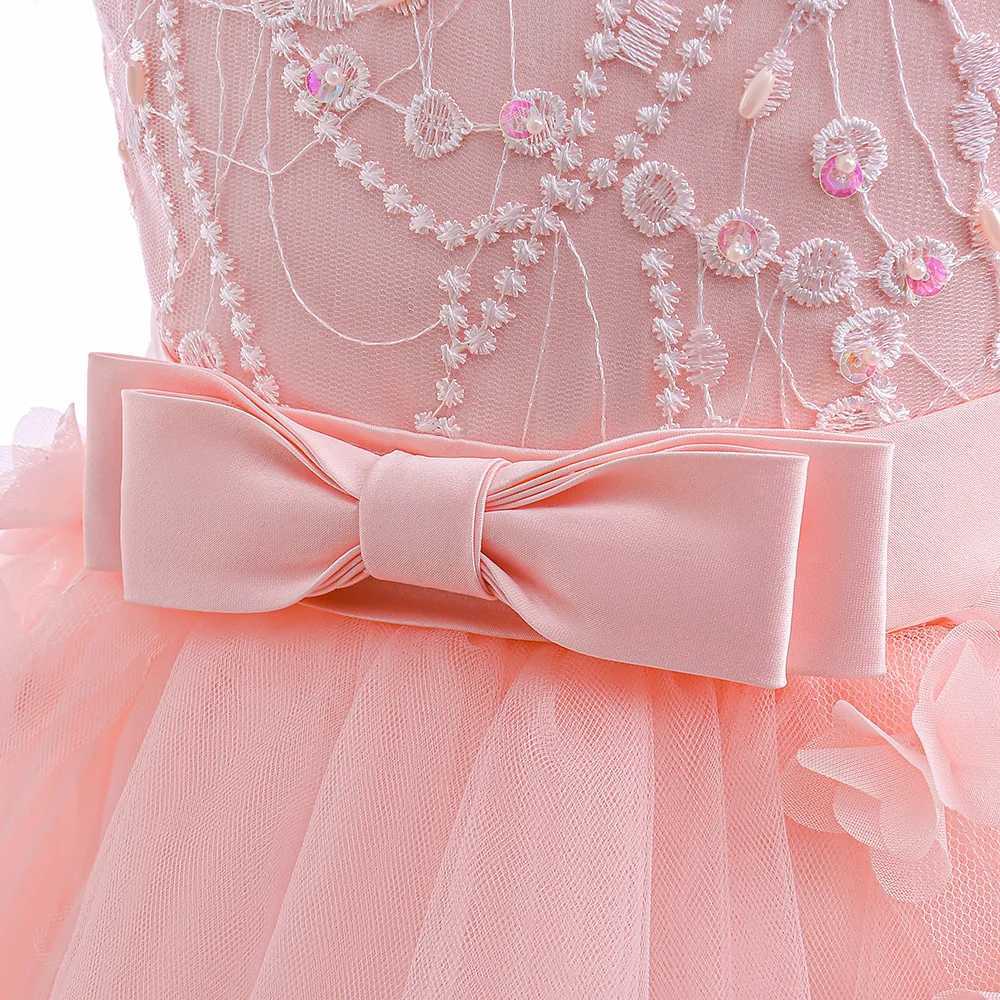 Girls Princess Dress Beading Sleeveless Tailing Costume For Kids Birthday Party Wedding Bridesmaid Formal Evening Gown 410Yrs Z250926