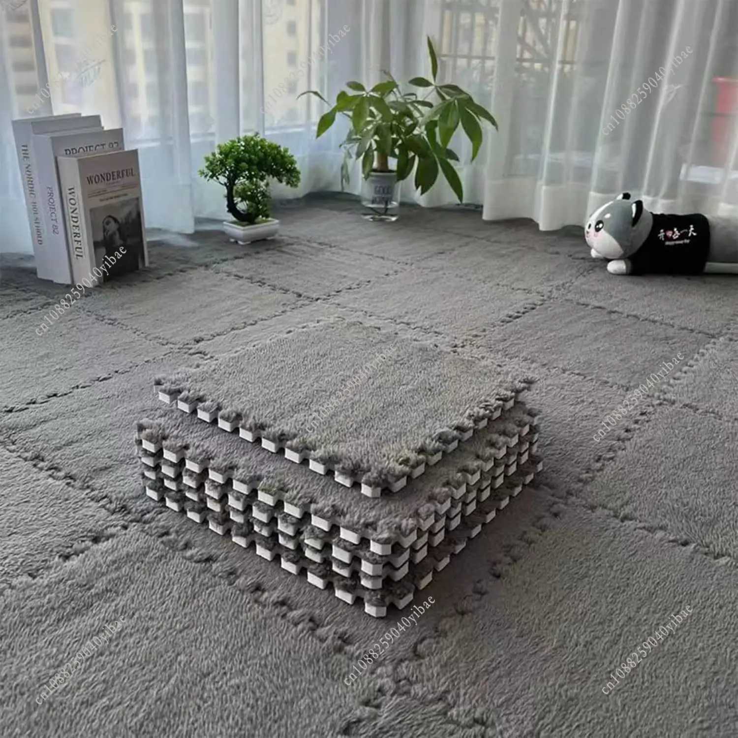 10Pcs Soft Floor Mat for Kids Interlocking Puzzle Mat EVA Foam Childrens Carpet Baby Crawling Play Mat Baby Toys Pad 30301CM C250926