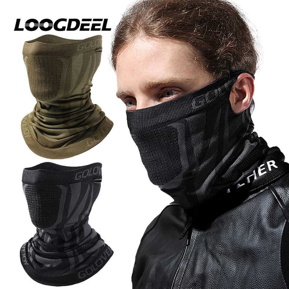 LOOGDEEL Winter Half Face Mask Windproof Cycling Snowboard Ski Hiking Masks Sport Scarf Neck Warm Bicycle Mask Motorcycle Mask Z250926