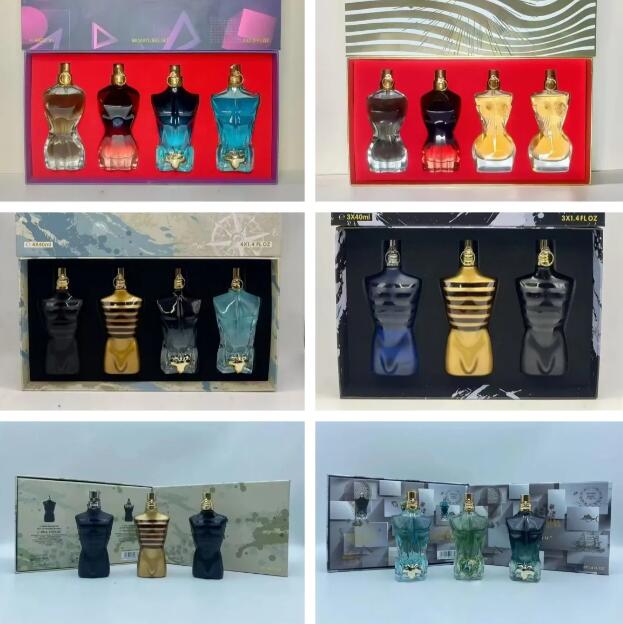Men Perfume set 3pcs 4pcs Le Parfum 30ml Designer Beau Men EDP Eau De Toilette Cologne Parfume Gift Box Set Festival gift perfume