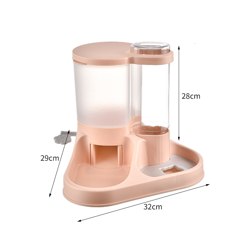 Cat Automatic Feeder Dispenser Pet Bowl Small Medium Large Dog Water Basin Supplies