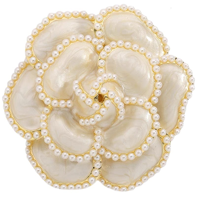 brooches designer 2025 rose oil drip pearl women's fashion highend korean style elegant brooch