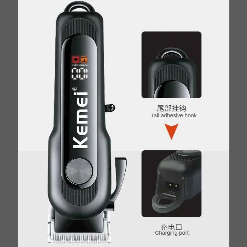 Kemei KM1132 New Hair Trimmer Professional Rechargeable Cordless Barber For Men High Quality Hair Trimmer Electric Hair Clipper R250926