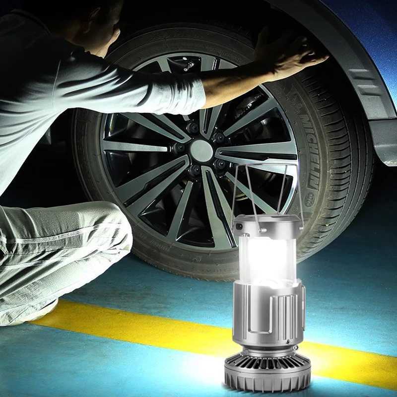 3 In 1 Multifunctional Lantern Fan Solar Charging Portable Hanging Tent Lights Outdoor Camping Rechargeable Fan Lamp C250925