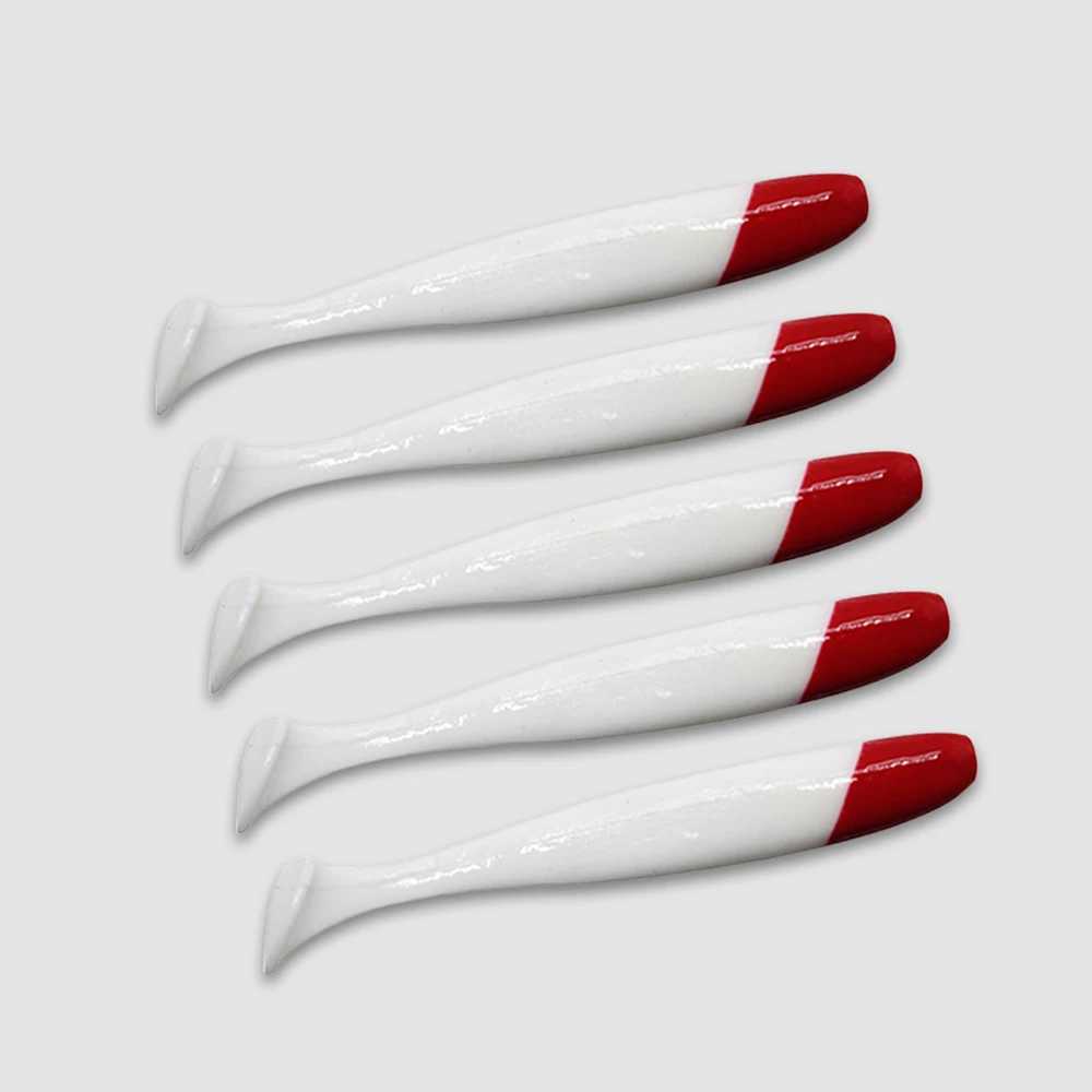 10pcs Soft Lure 5579cm Silicon Swimbaits isca Artificial Worm Soft Bait Fish Wobbrs Bass Carp Flying Fishing Lure T Tail W250926