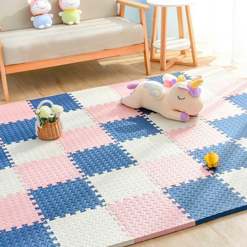 Baby Play Mat EVA Foam Interlocking AntiSlip Sports Rug Family Childrens Room Game Puzzle Carpet Antifall Carpet Baby Toys C250926