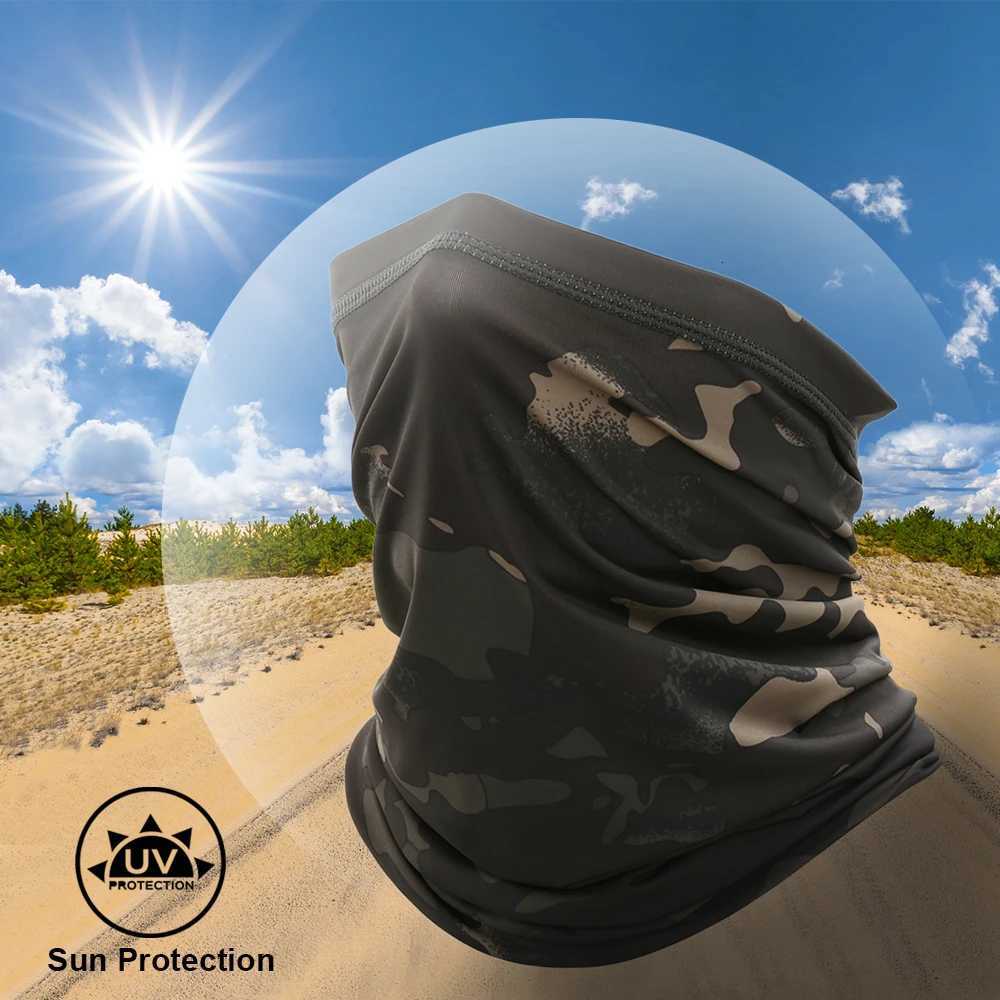Summer Tactical Bandana Face Mask Cover Camouflage Sports Outdoor Cycling Hiking Fishing Neck Warmer Gaiter Tube Scarf Men Women Z250926