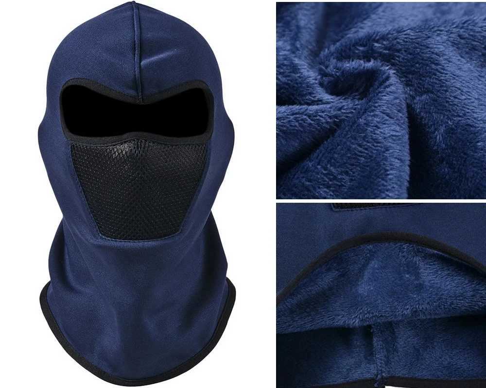 Winter Motorcycle Balaclava Full Face Mask Warm Outdoor Sports Cycling Ski Fishing Hunting Windproof Fleece Scarf Bandana Z250926
