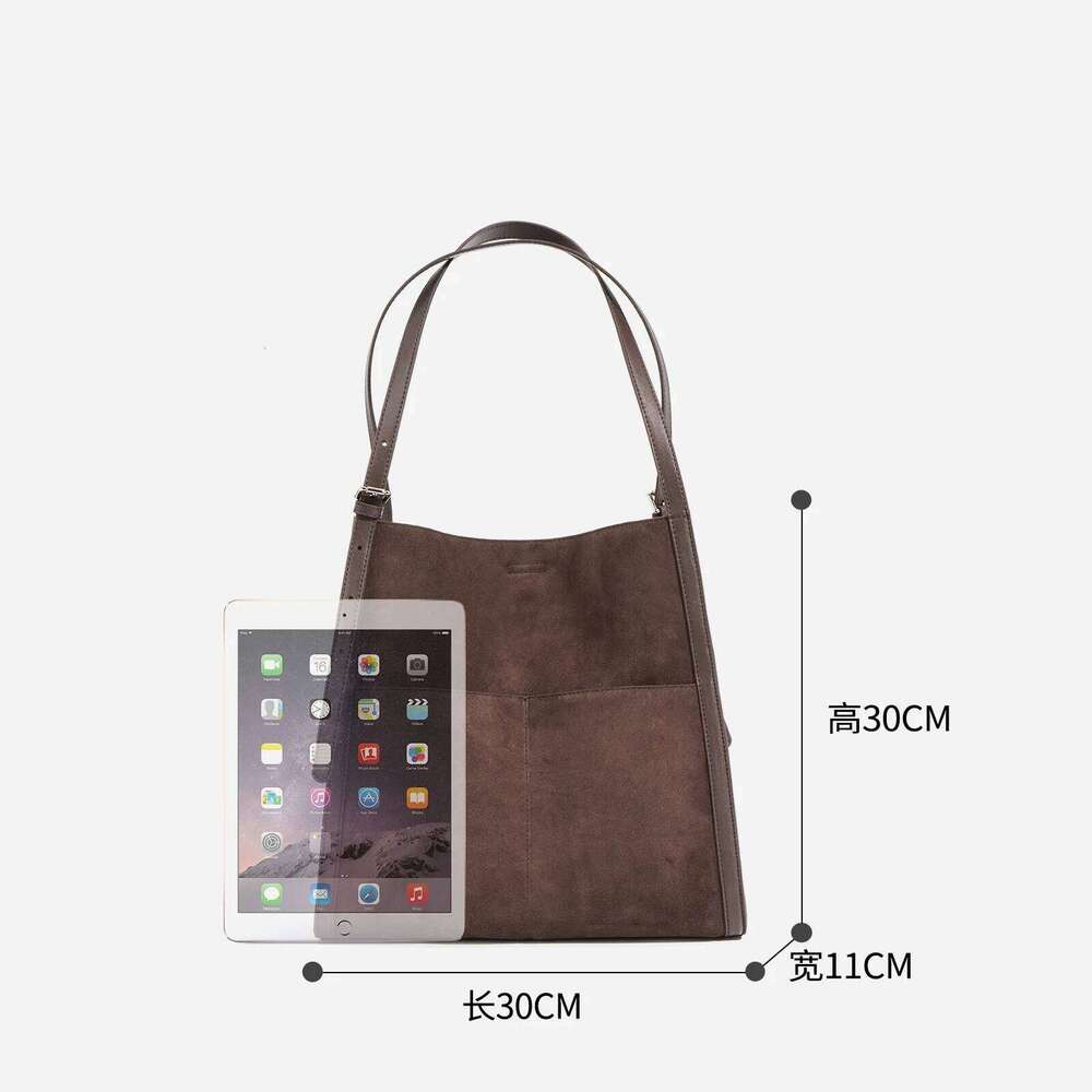 Women's Bag Large Capacity Frosted Patchwork Hand Armpit Fashion Vintage Tote Purses And Handbags suotong2509