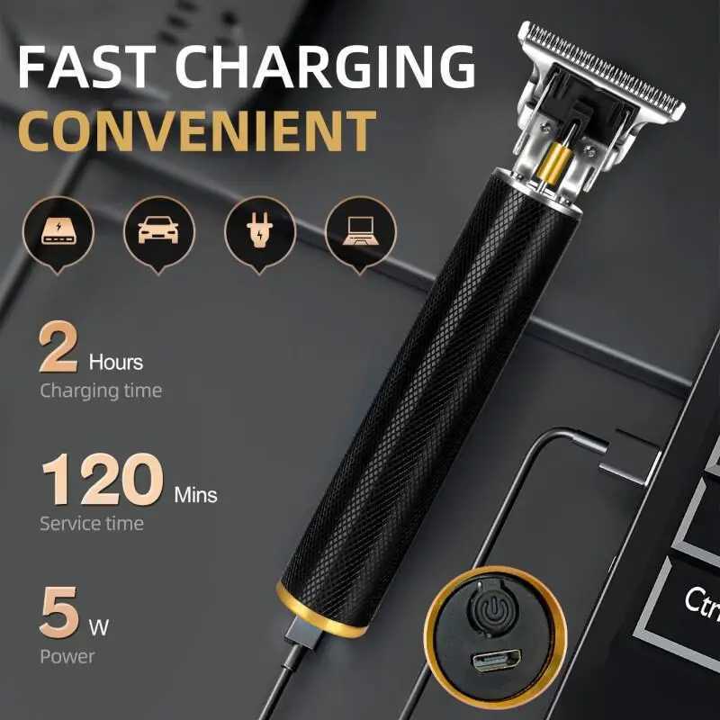 KIO Hair Cutting Machine Set Portable Fashion Cordless Professional Clipper Hair Rechargeable Digital Display Trimmer For Man R250926