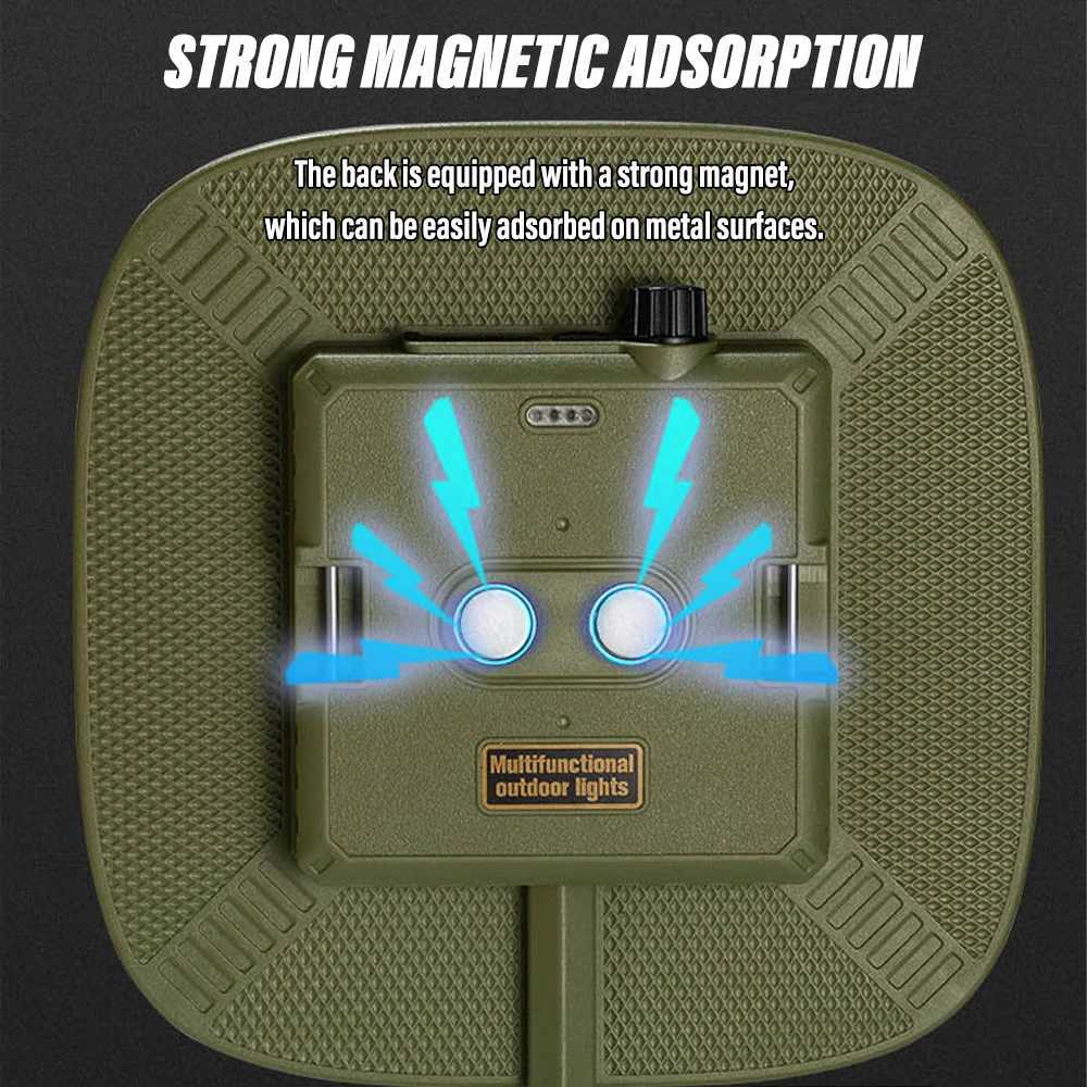 Super bright LED portable light Rechargeable multifunctional Camping light Outdoor searchlight With USB output Strong magnetic C250925